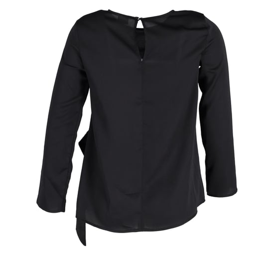Iris & Ink blouse met lange mouwen van zwart polyester - Image 3