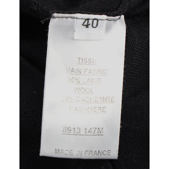 Balmain top met knoopjes in zwarte wol - Image 5