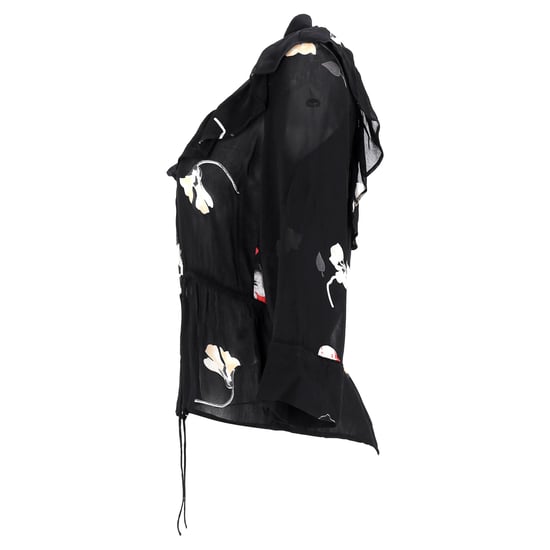 Ganni Lorita bedrukte blouse van zwarte viscose. - Image 2