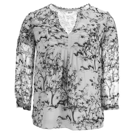 Diane Von Furstenberg Camden bloemenblouse van witte zijde - Image 1