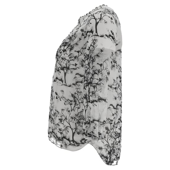 Diane Von Furstenberg Camden bloemenblouse van witte zijde - Image 2