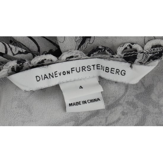 Diane Von Furstenberg Camden bloemenblouse van witte zijde - Image 4