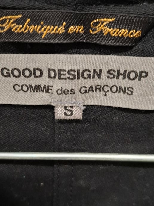 Comme des Garçons Le Laboureur kort werkjack van zwart katoen - Image 4
