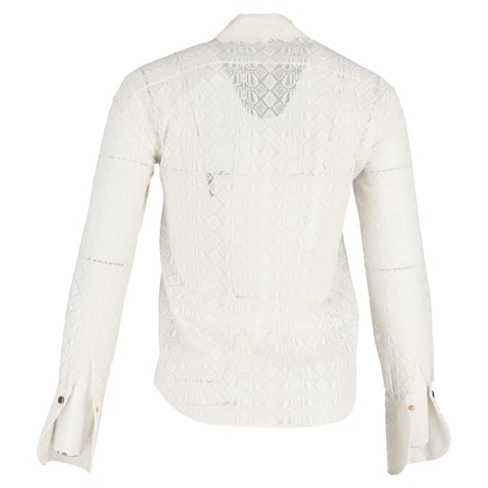 Chloé kanten blouse met knoopjes in wit polyester - Image 3
