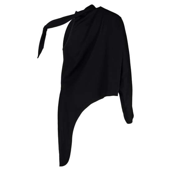Diane Von Furstenberg asymmetrische top van zwart polyester - Image 3
