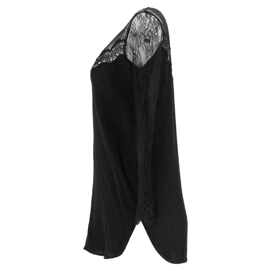 Sandro Paris blouse met kanten details in zwart polyester - Image 2