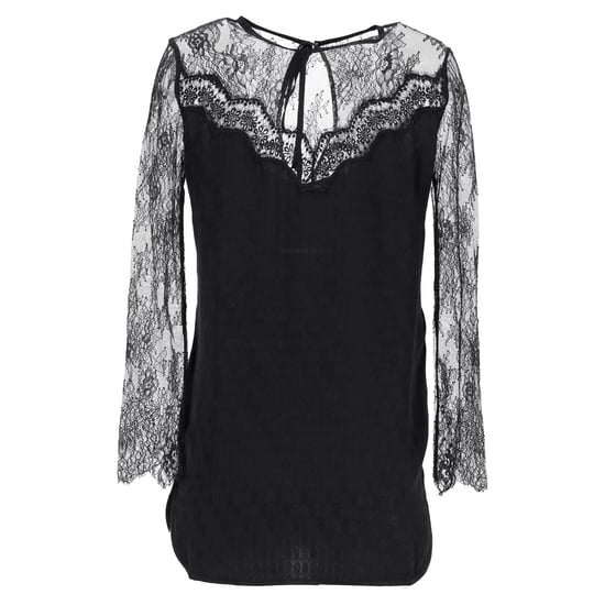 Sandro Paris blouse met kanten details in zwart polyester - Image 3