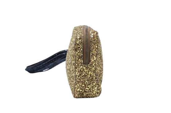 Anya Hindmarch Twinkle Clutch in goudkleurige glitter - Image 4