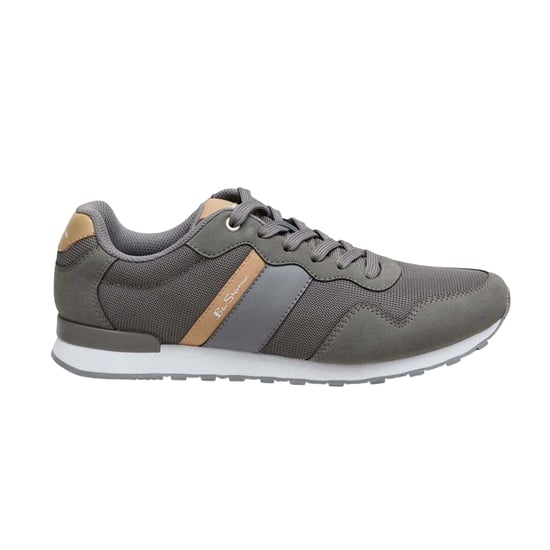 Ben Sherman Platte sneakers met logo voor heren (Grijs/Bruin) - Image 1