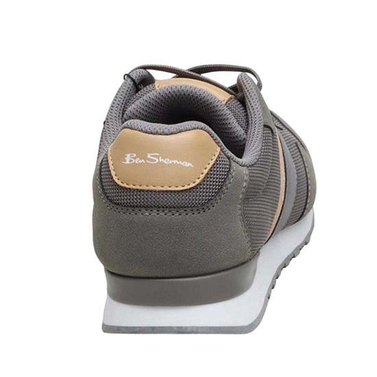 Ben Sherman Platte sneakers met logo voor heren (Grijs/Bruin) - Image 2