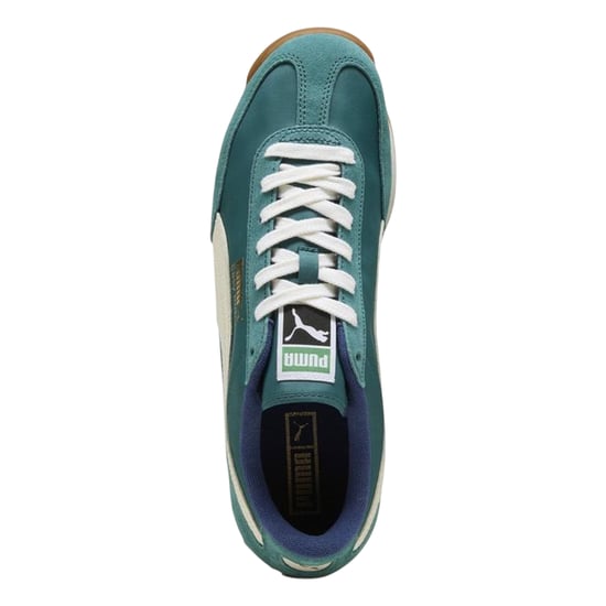 Puma Heren Easy Rider Vintage Leren Lage Sneakers (Emerald/Wit) - Image 3