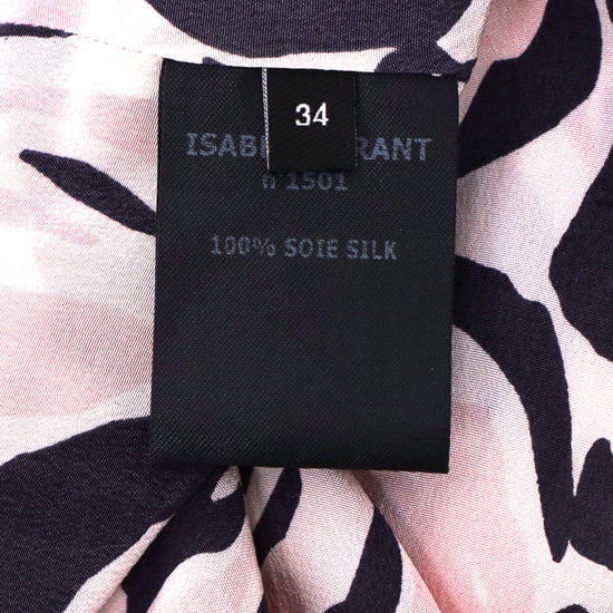 Isabel Marant bedrukte wikkelrok van roze zijde - Image 5