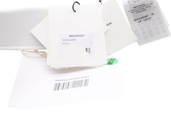 Sandro Paris Elanna Ponte minirok in witte viscose - Image 3