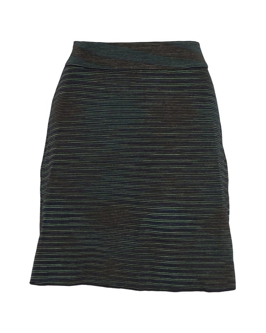 Missoni gestreepte minirok van groene wol - Image 1