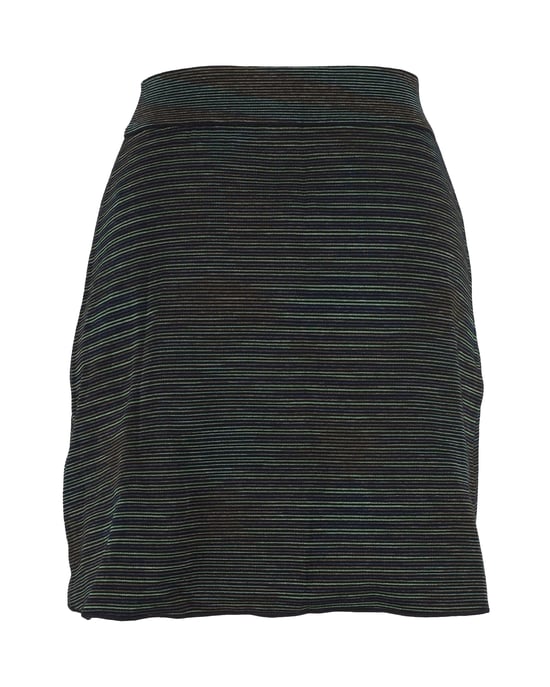Missoni gestreepte minirok van groene wol - Image 3