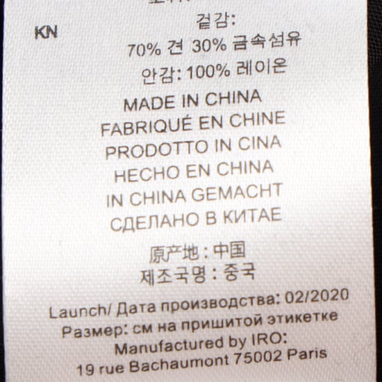 Iro Jeyna geplooide chiffon minirok in veelkleurige zijde - Image 6