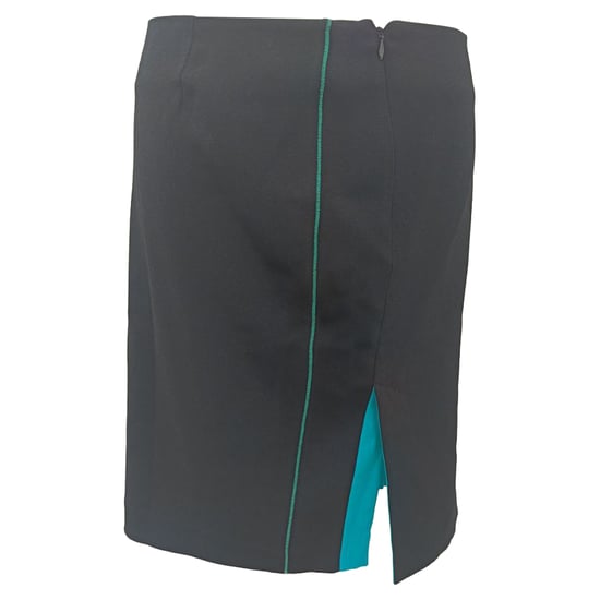 Balenciaga minirok met splitdetail in zwarte viscose - Image 2