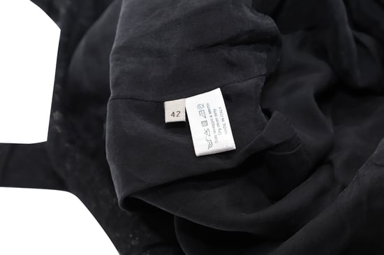 Bottega Veneta jurk met ceintuur in zwarte viscose - Image 4