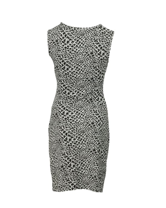 Diane Von Furstenberg bodycon jurk met slangenprint in zwarte viscose - Image 3
