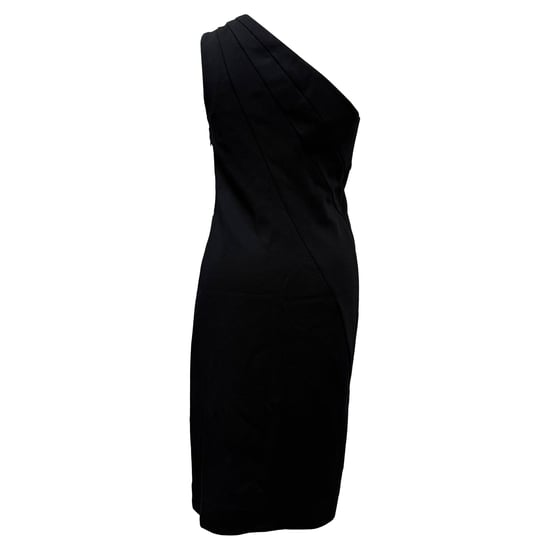 Diane von Furstenberg jurk met één schouder, tot op de knie, in zwart polyester - Image 3