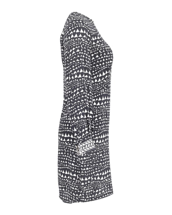 Stella McCartney bedrukte kokerjurk van polyester in zwart-wit. - Image 2