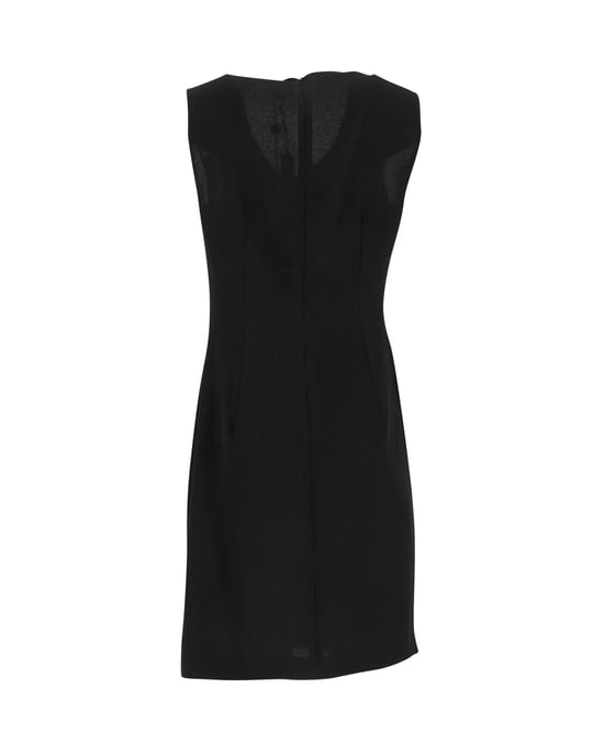 Mouwloze kokerjurk van Iris & Ink in zwart polyester. - Image 2