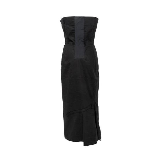 Yohji Yamamoto strapless jurk - jaren '90 - Image 3