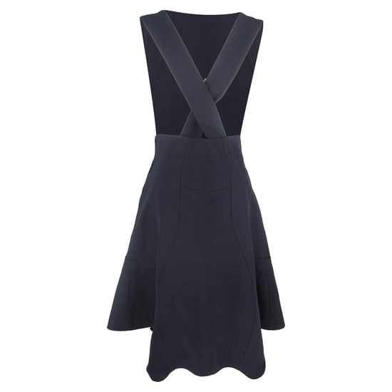 Comme Des Garçons overgooierjurk van marineblauw polyester - Image 3