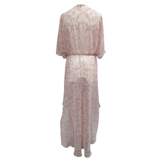 Maje Rifal maxi-jurk met paisleyprint in roze polyester - Image 2