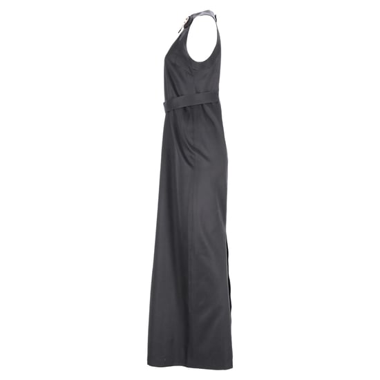 Emilio Pucci Maxi-jurk met halternek en versieringen in zwarte zijde - Image 2