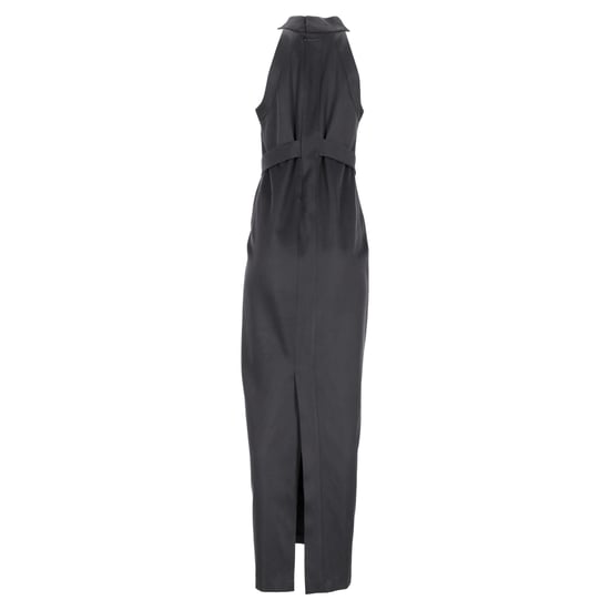 Emilio Pucci Maxi-jurk met halternek en versieringen in zwarte zijde - Image 3