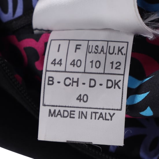 Emilio Pucci Maxi-jurk met halternek en versieringen in zwarte zijde - Image 6