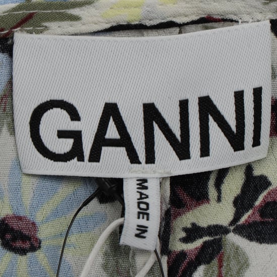 Ganni crêpe maxi-jurk met bloemenprint van viscose - Image 4