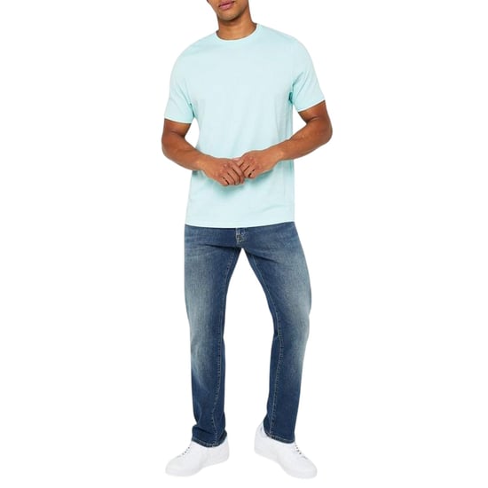 Donnay Effen T-shirt met ronde hals voor heren (set van 3) (Tealblauw/Turkooisblauw/Donkerblauw) - Image 4