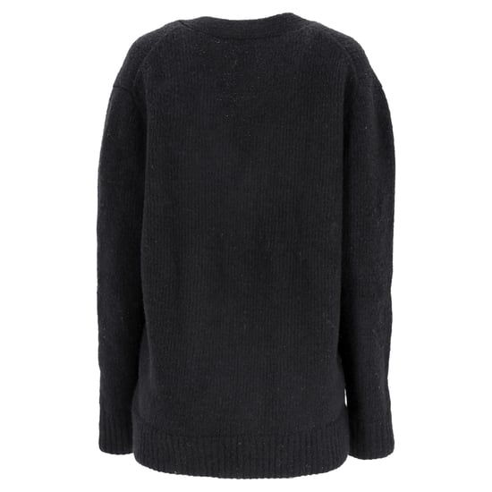 Acne Studios V-hals vest met knoopjes in zwarte wol - Image 3