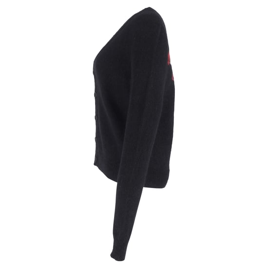 Saint Laurent Flamingo Cardigan in zwart mohair - Image 2