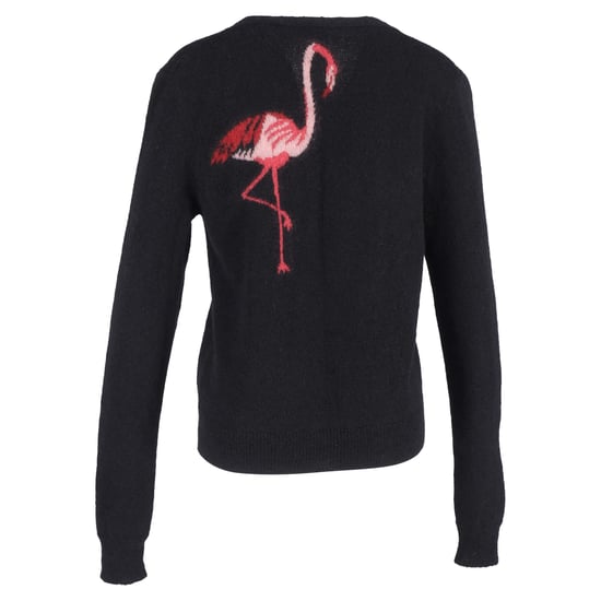 Saint Laurent Flamingo Cardigan in zwart mohair - Image 3