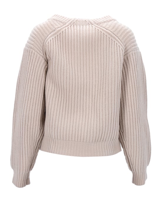 Acne Studios gebreide trui van ecru wol - Image 3