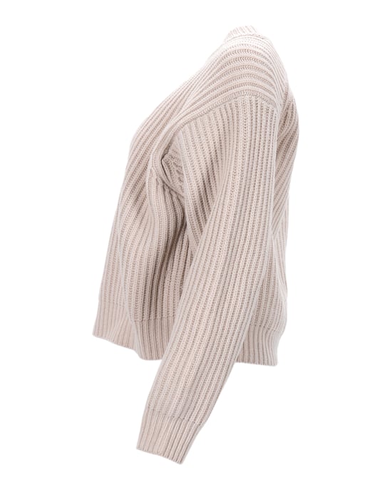 Acne Studios gebreide trui van ecru wol - Image 4