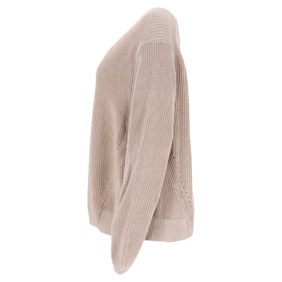 Acne Studios gebreide trui met ronde hals in bruin linnen - Image 2
