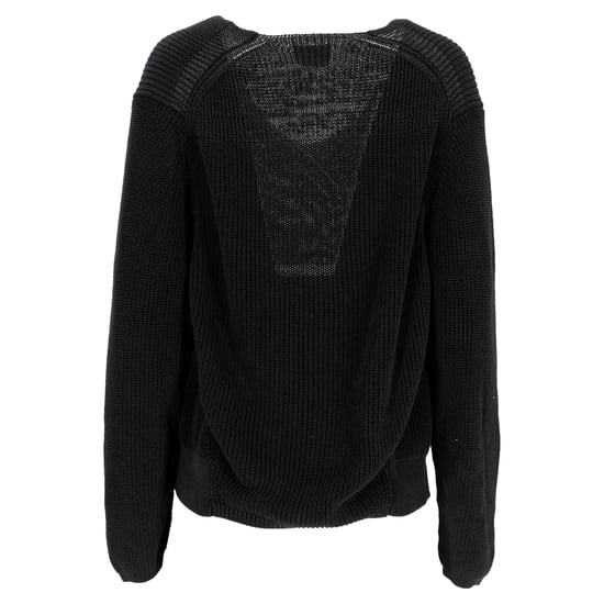 Acne Studios gebreide trui met ronde hals in zwart linnen - Image 3