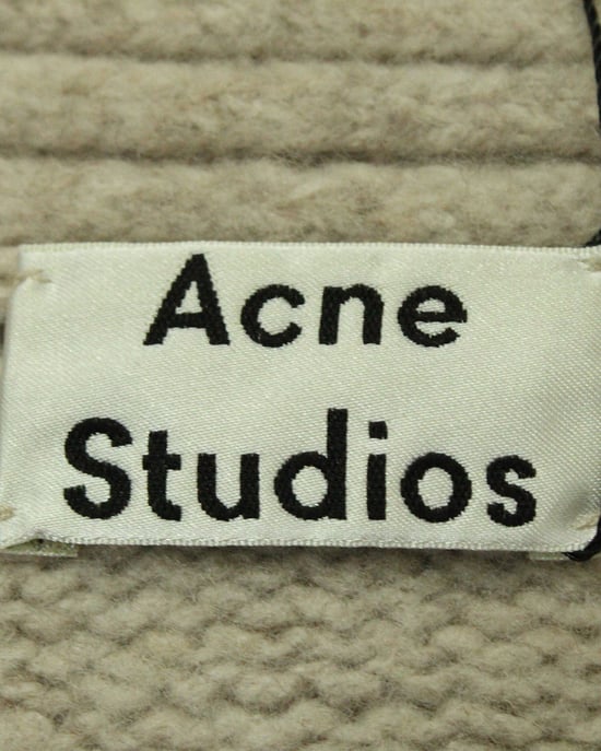 Acne Studios gebreid oversized vest van beige wol - Image 4
