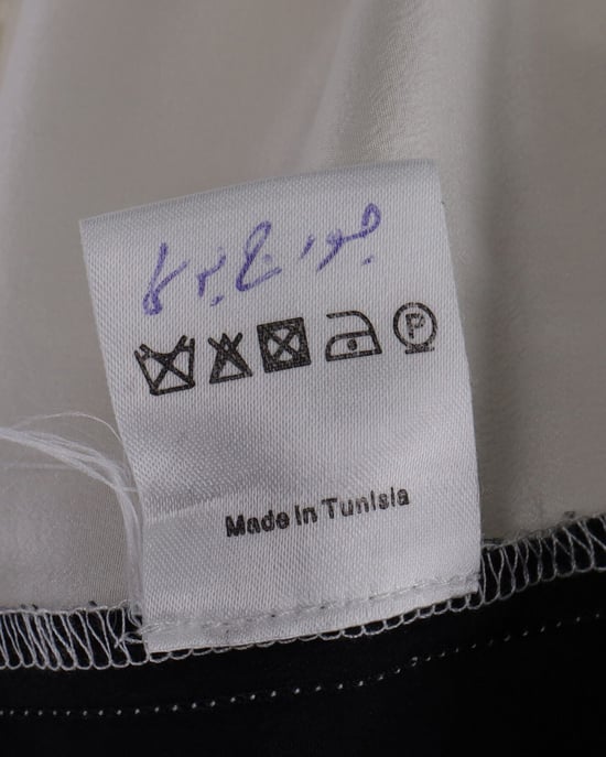Sandro V-halsblouse van grijze zijde - Image 5