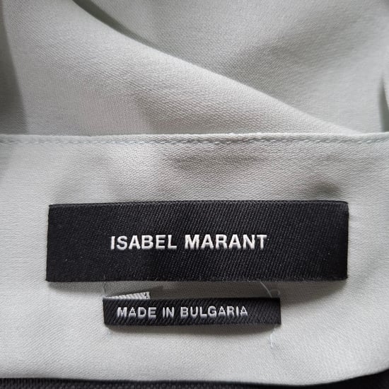 Isabel Marant Rimpelblouse in Lichtgroen Triacetaat - Image 3