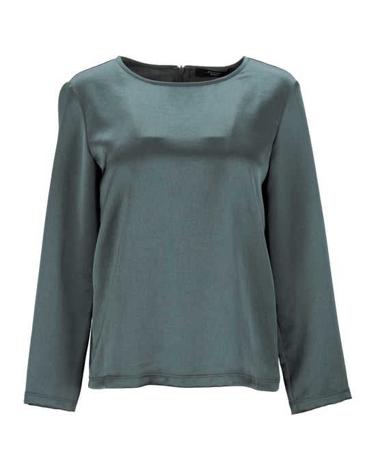 Max Mara Weekendblouse met lange mouwen in groen polyester - Image 1