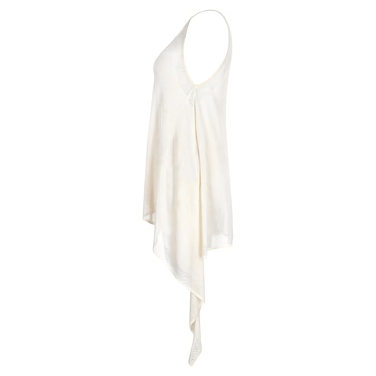 Emilio Pucci asymmetrische mouwloze top in witte viscose - Image 2