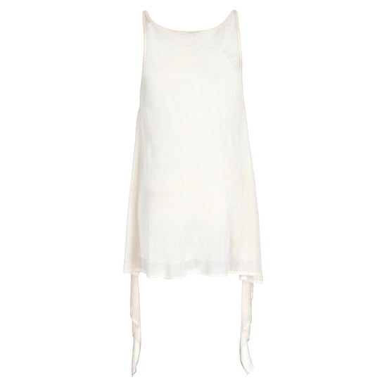 Emilio Pucci asymmetrische mouwloze top in witte viscose - Image 3