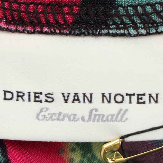 Dries Van Noten top met lange mouwen en colkraag met bloemenprint in veelkleurige rayon - Image 4