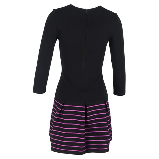 Fendi gestreepte mini-jurk met uitlopende rok in veelkleurige wol - Image 3