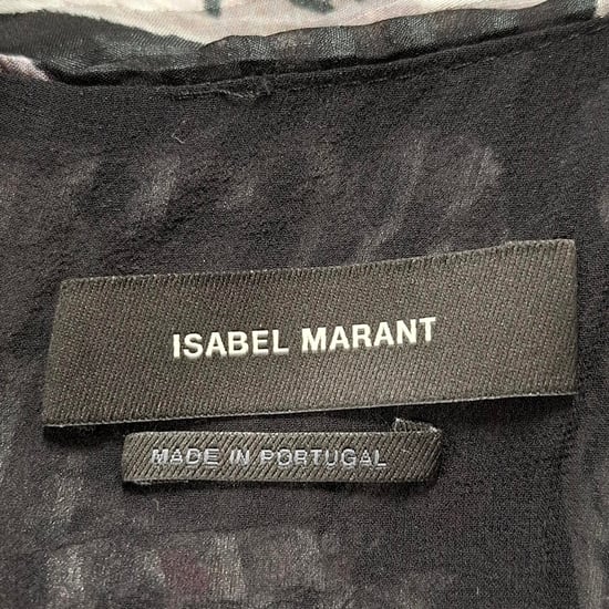 Isabel Marant mini-jurk met ruches en print in veelkleurige zijde - Image 3